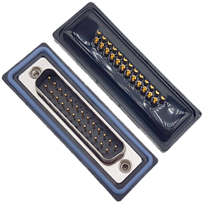 D-SUB-25P公頭焊線式防水車針6.0mm不穿孔卯釘 卯後殼 D-SUB-25P公頭焊線式防水車針6.0mm不穿孔卯釘 卯後殼