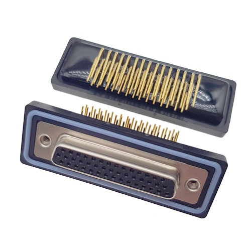 D-SUB-44P母頭90度高密度防水車(chē)針連接器 D-SUB-44P母頭90度高密度防水車(chē)針連接器