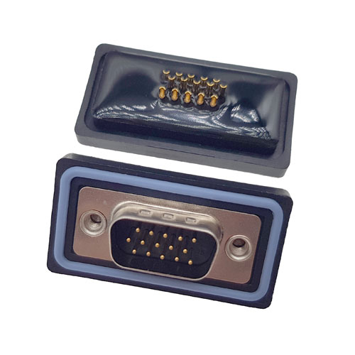 D-SUB-15P公頭焊線(xiàn)式高密度防水車(chē)針連接器 D-SUB-15P公頭焊線(xiàn)式高密度防水車(chē)針連接器